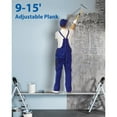 thumbnail image 2 of Aluminum Plank,Adjustable Work Platform,440lbs Capacity Aluminum Plank,Equipped with Skid-Proof Platform Scaffold Ladder Accessory（6-9ft）, 2 of 9