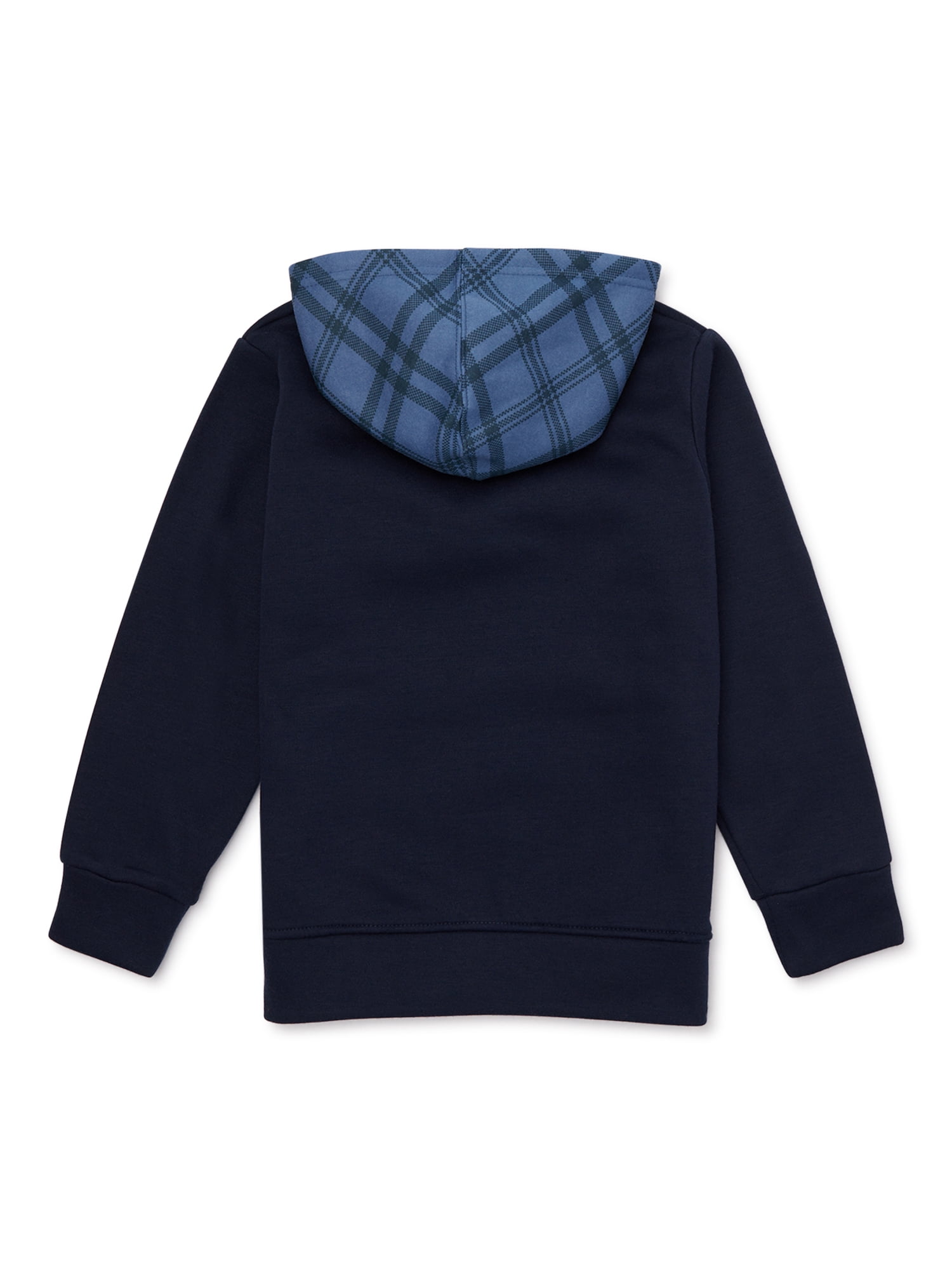 Russell Athletic Boys Plaid Logo Fleece Hoodie, Sizes 8-16