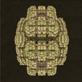 thumbnail image 1 of Ahgly Company Machine Washable Indoor Square Transitional Midnight Gray Area Rugs, 5' Square, 1 of 7