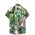 thumbnail image 4 of IROINNID T-Shirts for Big and Tall Men, Summer Essentials Lightweight Thin Basic V-Neck Lapel Botton Loose Tops for Men, 4 of 4