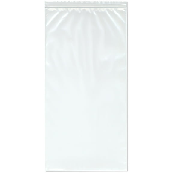 Plymor 10" x 20" (Pack of 100), 4 Mil Heavy Duty Zipper Reclosable Plastic Bags