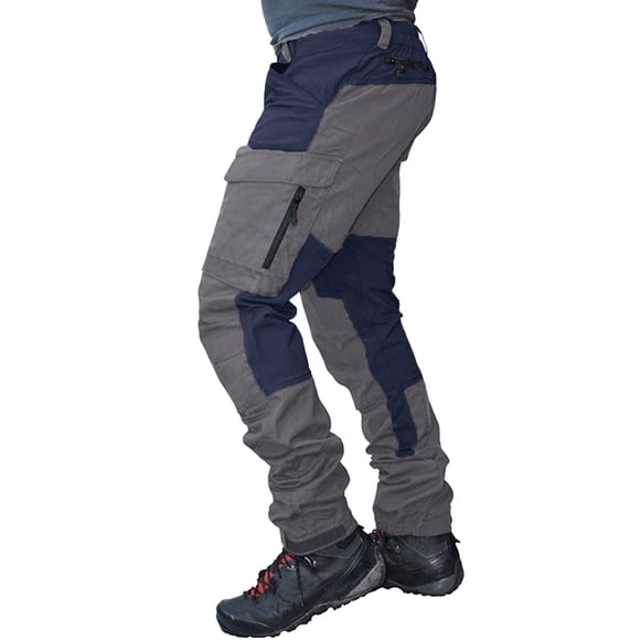 Product Category Mens Casual Pants Product Title Mens Overalls Two Color Splicing Casual Pants