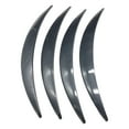 thumbnail image 4 of yotijay 4Pcs Generic Car Wheel Eyebrow Arch Trims Convenient Mudguards Flaring Protector Carbon Fiber, 4 of 8