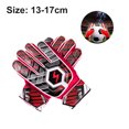 thumbnail image 2 of Gants de Gardien de Soccer pour Jeunes avec Protection des Doigts et Double Protection du Poignet, 2 of 5