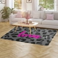 thumbnail image 3 of Leopard Print Love Pattern Carpet Style Living Room Bedroom Rug Soft Carpet Modern 3d Entry Door Mats Household, 3 of 6