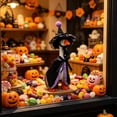 thumbnail image 6 of 7 Inch Halloween Goose Outfits Desk Outfit Mini Porch Goose Outfit for Desktop Goose Figurine Holiday Desk Goose Clothes Pointed Hat and Cape Set Witch (No Goose), 6 of 9