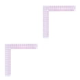 thumbnail image 2 of jesticaly L-square Ruler with Scale Garment Sewing Measuring DIY Crafts Tools Handicraft Accessory Household Professional 20x4cm 2Set, 2 of 6