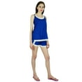 thumbnail image 5 of Bimba Women Shorts Vest Top Nigthwear 2 Pcs Rayon custom Set With Lace, 5 of 7