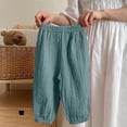 thumbnail image 4 of Girls Sweatpants Joggers Sweat Pants Cute Baggy Trendy Clothes Preppy with Pockets 6-12 Months 12-24 Months 2t 3t 4t 5t 6t 7t 8t 9t Children(Blue,18-24 Months), 4 of 8