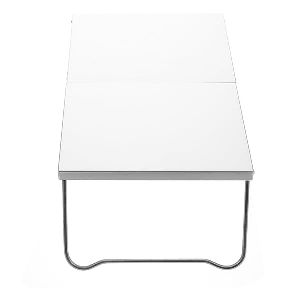 Milisten Portable Stainless Steel Folding Table, Outdoor Camping and Picnic Table