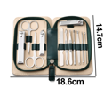 thumbnail image 2 of Piezas profesionales de acero inoxidable para cutículas y herramientas para el cuidado de uñas, kit de aseo para estuche de viaje, 2 of 5