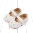 thumbnail image 5 of SYNPOS 0-18M Baby Girls Flower Shoes PU Leather Shoes Soft Sole First Walkers, 5 of 8