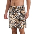 thumbnail image 2 of Fotbe Watercolor Zebra Trajes de Baño Estampados para Hombre, Shorts de Verano de Secado Rápido, Ropa de Playa, Bañadores-Small, 2 of 6