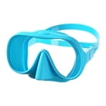 thumbnail image 1 of Máscara de buceo de buceo Suceo de buceo Equipo de máscara templado de la lente de vidrio Adultos Máscara de buceo de snorkel para deportes acuáticos Azul, 1 of 8