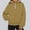 #0316-Coffee, variant on Ailaofu Womens Hoodies Quarter Half Zip Pullover Oversized Sweatshirts Half With Pockets Fall Clothes