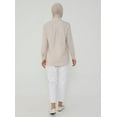 thumbnail image 4 of Beige - Point Collar - Blouses - Everyday Basic, 4 of 5