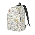 thumbnail image 1 of Balery Colorful Mushrooms and Plants Mochila Clásica Impresa Básica para Viaje, Mochila Escolar Resistente al Agua, Mochila de Lona con Correas Ajustables-Small, 1 of 5