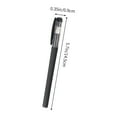 thumbnail image 3 of Frosted Grip Pen, Non Slip Writing Pen, Comfortable Long Lasting Smooth Ink Flow Pen for Office and Exam Use, Stylish Durable Plastic Retractable Pen In Black Blue Red, 3 of 6