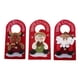 thumbnail image 2 of Adorno colgante de pared artificial Santa Claus Sunnimix rojo y blanco, 2 of 7