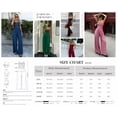 thumbnail image 2 of PRETTYGARDEN Jumpsuits for Women Dressy Summer Sleeveless Travel One Piece Outfits Spring Casual Wide Leg Pants Rompers, 2 of 7