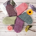 thumbnail image 5 of LEZMORE 5 Pairs Wool Socks for Women Gifts Winter Warm Thick Knit Cabin Cozy Crew Socks, 5 of 5