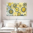 thumbnail image 2 of Elephant Stock Abstract Circles Crop Wall Art - Horizontal Canvas Wall Art - Living Room Wall Decor - Abstract Canvas - Gray And Gold Decor By Danhui Nai - 48" x 32", 2 of 8