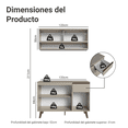 thumbnail image 3 of Cocina Integral Completa Modular Madesa Nice 120cm Crema 04, 3 of 6