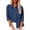 Navy, variant on Royisotas Winter Tops for Women Long Sleeve Cotton Linen Tunic Casual Women Button Down Shirt Collared Soft Navy Solid Button up Shirts