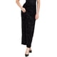 thumbnail image 3 of Falda Maxi de Terciopelo con Lentejuelas de Cintura Alta Elástica INSPIRE CHIC para Mujeres S Negra, 3 of 6