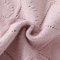 thumbnail image 6 of Lorytime Kids Girls Button Down Cardigan Lace Ruffle Collar Bow Knitted Sweater Long Sleeve Tops Soild Knitwear 5 Years, 6 of 9