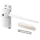 thumbnail image 3 of Automatic door closer, metal mini low noise hidden spring door closer, white, 3 of 5