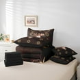 thumbnail image 5 of YST Rustic Deer Skull Comforter Set 7 Piece Western Boho Aztec Full Bed In A Bag For Kids Adults,Hunting Animal Bedding Set With Sheet Set Reversible Black Bed Set, 5 of 5