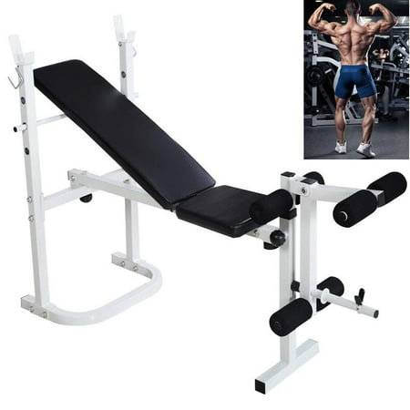 Folding Fitness Weight Bench Adjustable Lifting Flat Incline Workout Exercise Home Gym Fitness