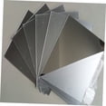 thumbnail image 4 of LEEYNEER Lightweight Wall Mirror Silver Self Adhesive Frameless Design Bathroom Decorators, 4 of 6