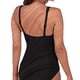 thumbnail image 4 of Traje de baño de una pieza para mujer Trajes de baño conservadores de moda con correas para los hombros para nadar en la playa Negro XXL, 4 of 6