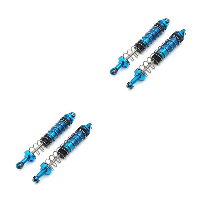 Vogacara 2 piezas de amortiguador trasero de Metal RC 1:12 actualización de orugas amortiguador repuestos suministros reemplazo para Wltoys 12428 12423 Azul 2piezas Vogacara CBP204170