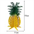 thumbnail image 4 of Creatives Adornos de Piña de Metal Figura de Fruta Artificial Centro de Mesa Decoración para el Hogar Amarillo, 4 of 5