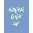 thumbnail image 2 of Seven Trees Design 25x32 White Modern Wood Framed Museum Art Print Titled - Never Give Up, 2 of 4
