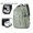 Army Grey, variant on Women Men Travel Backpack W/ Shoe Compartment,Personal Item Bag Airline Approved,Anti-Theft Water Resistant Rucksacks Fit 15.6" Laptop,Lightweight Casual Daypack for College School Business