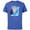 Royal Heather, variant on Frozen Elsa & Anna Celebrate the Season Together Fall - Short Sleeve Cotton T-Shirt for Adults - Customized-Natural