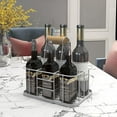 thumbnail image 2 of Metal Milk Crate/Bottle Carrier, Gray, 2 of 5