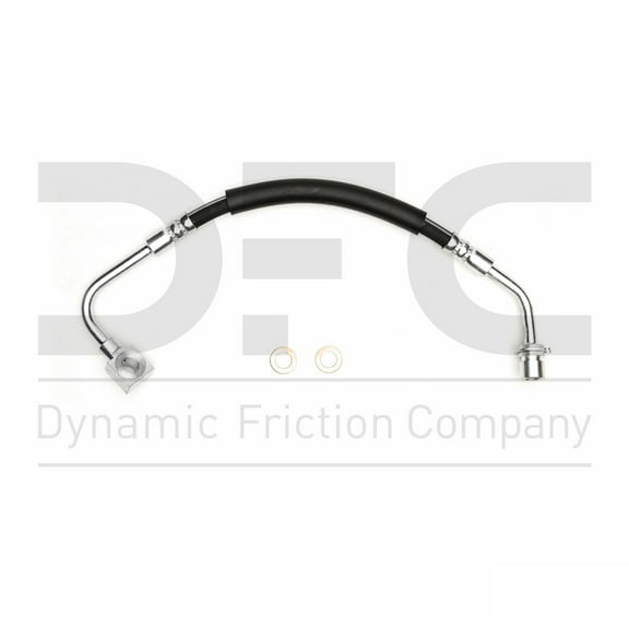 Rear Left Dynamic Friction Company Brake Line Hose 350-45035 For 2001-2005 Pontiac Aztek, 2002-2007 Buick Rendezvous