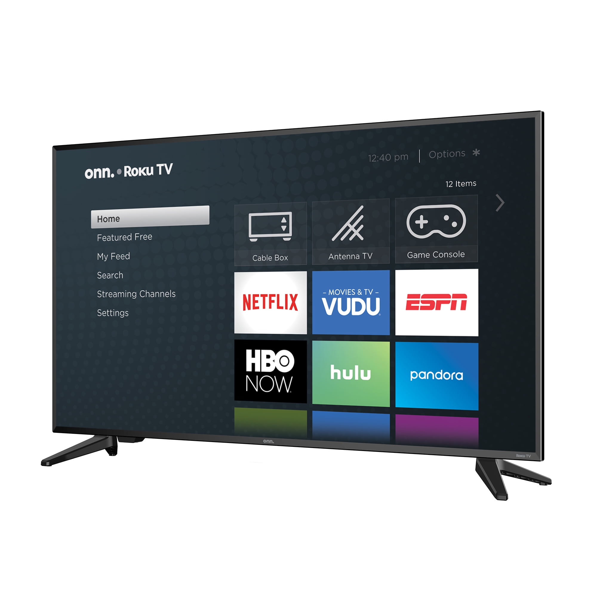 onn. 40 Class 1080p FHD Roku Smart LED TV (100005395)