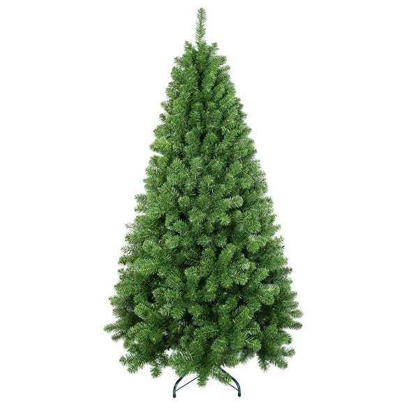 Makeatree 6ft Artificial Christmas Tree, Premium Unlit Hinged Fake Xmas Tree with 760 Branch Tips, for Home, Office