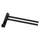 thumbnail image 3 of Hardware de Baña, Toallas Material de aluminio de Acabado Negro Montado en la Pared de Pared Para El Baña, 3 of 7