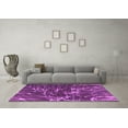 thumbnail image 3 of Ahgly Company Indoor Square Abstract Pink Modern Area Rugs, 3' Square, 3 of 4