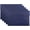 Navy Blue, variant on Atefa Poly File Folder Pockets File Jacket Plastic Envelope Flat Document Letter Organizer with Snap Button Closure A4 Letter Size (Pack of 5, Translucent)