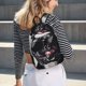 thumbnail image 5 of Fotbe Cool French Bulldog Wine Mochila de Lona con Estampado, Mochila Duradera, Mochila Versátil de Alta Calidad, Mochila Compacta Vintage-Small, 5 of 5