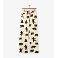thumbnail image 4 of Little Blue House Women's Jersey Pajama Pants, Black Bears On Natural, Large, 4 of 5
