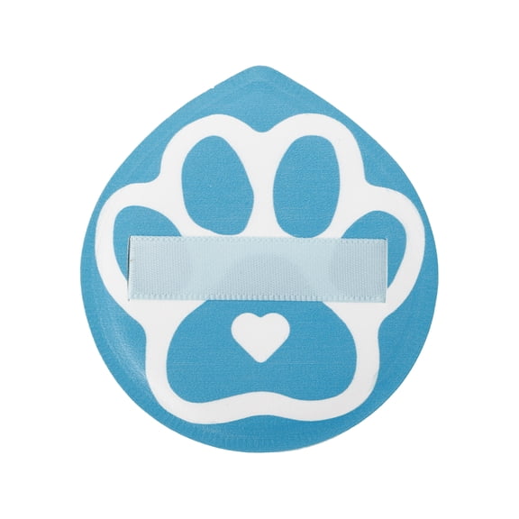 Unique Bargains 1 Pc Portable Cat Paw Face Makeup Sponge for Bedrooms Blue Hydrophilic Non-latex